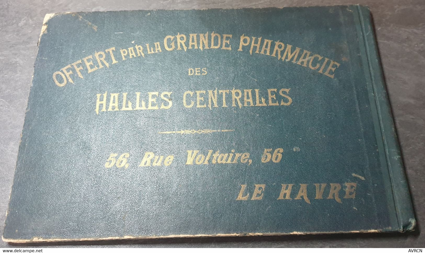 ANCIEN ALBUM Vide Pour CARTES POSTALES CADEAU PUBLICITAIRE PHARMACIE LE HAVRE - Alben, Binder & Blätter