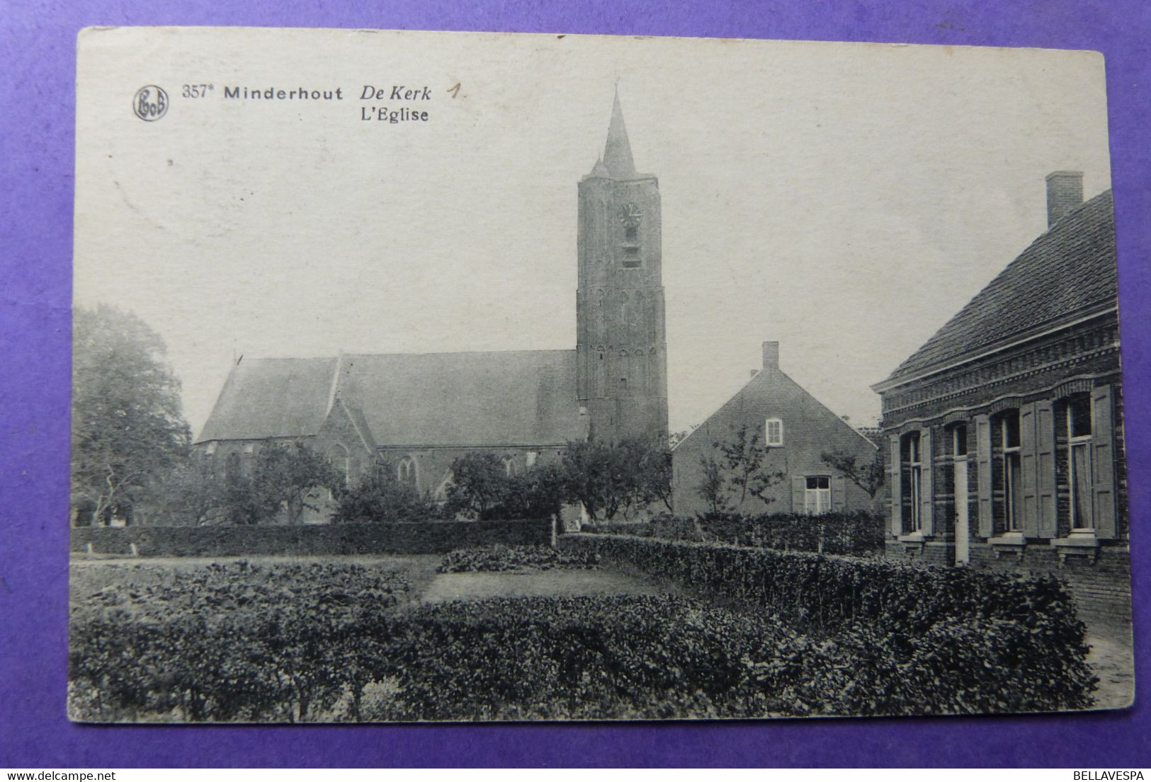 Minderhout Kerk -1924 - Hoogstraten