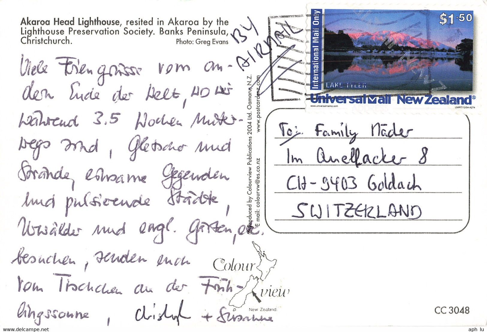 Ansichtskarte In Die Schweiz (ac6737) - Lettres & Documents