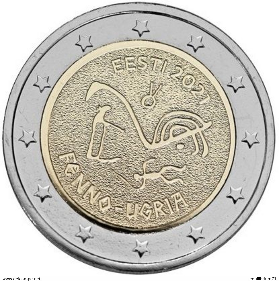 Pièce De 2 Euros (Mint) UNC - Estonie - Dedicated To The Finno-Ugric People - Estland