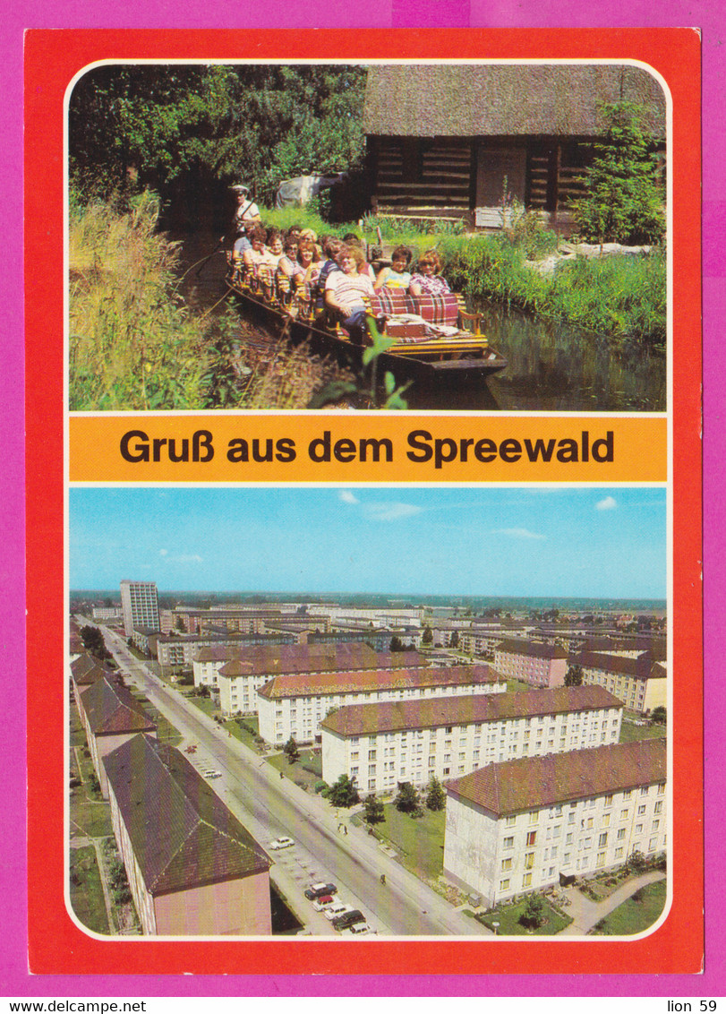 283481 / Germany - Spreewald - Lübben Lübbenau - Grus Aus Dem Spreewald (Błota) Kahnfahrt Blick Auf Lübbenau 1981 PC - Luebben (Spreewald)