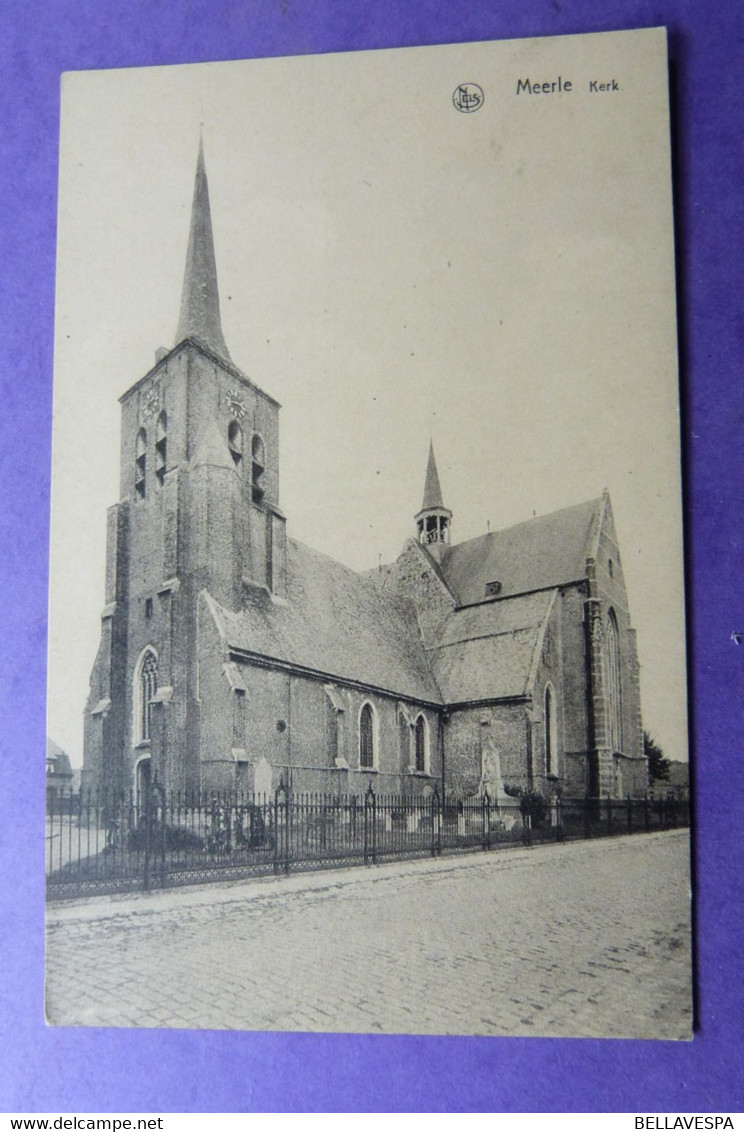 Meerle-Hoogstraten ,kasteel Duprée. -Kerk- Kerkstraat, 3 X Cpa - Hoogstraten