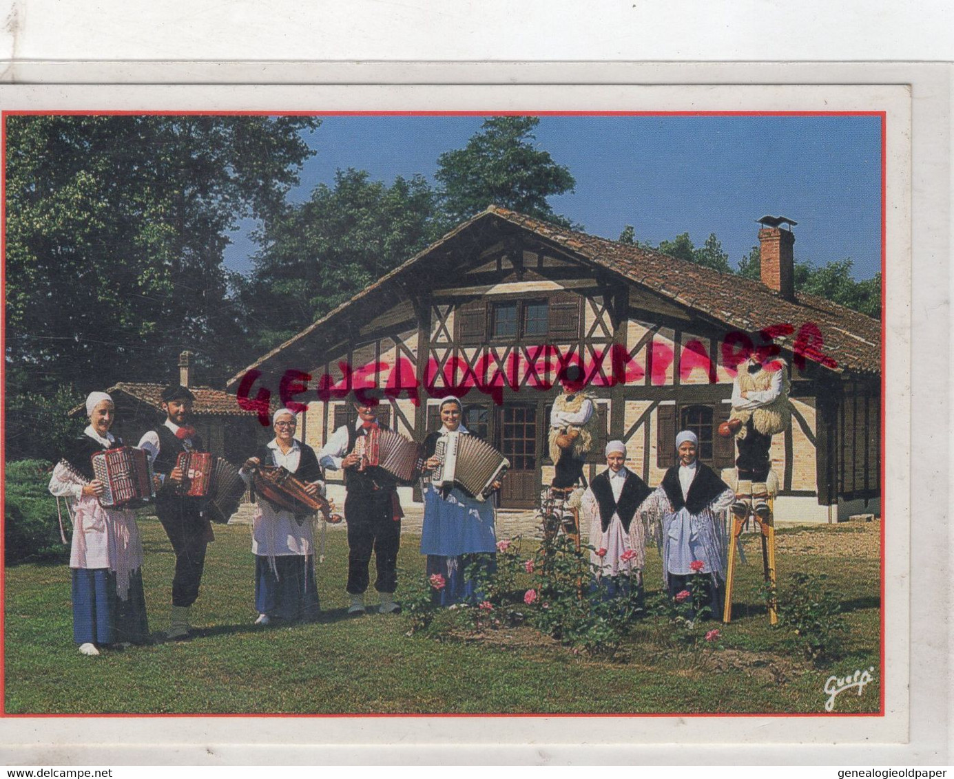 40- SOUSTONS - LOUS CADETOUBS GROUPE FOLKLORIQUE D' ECHASSIERS LANDAIS - Soustons