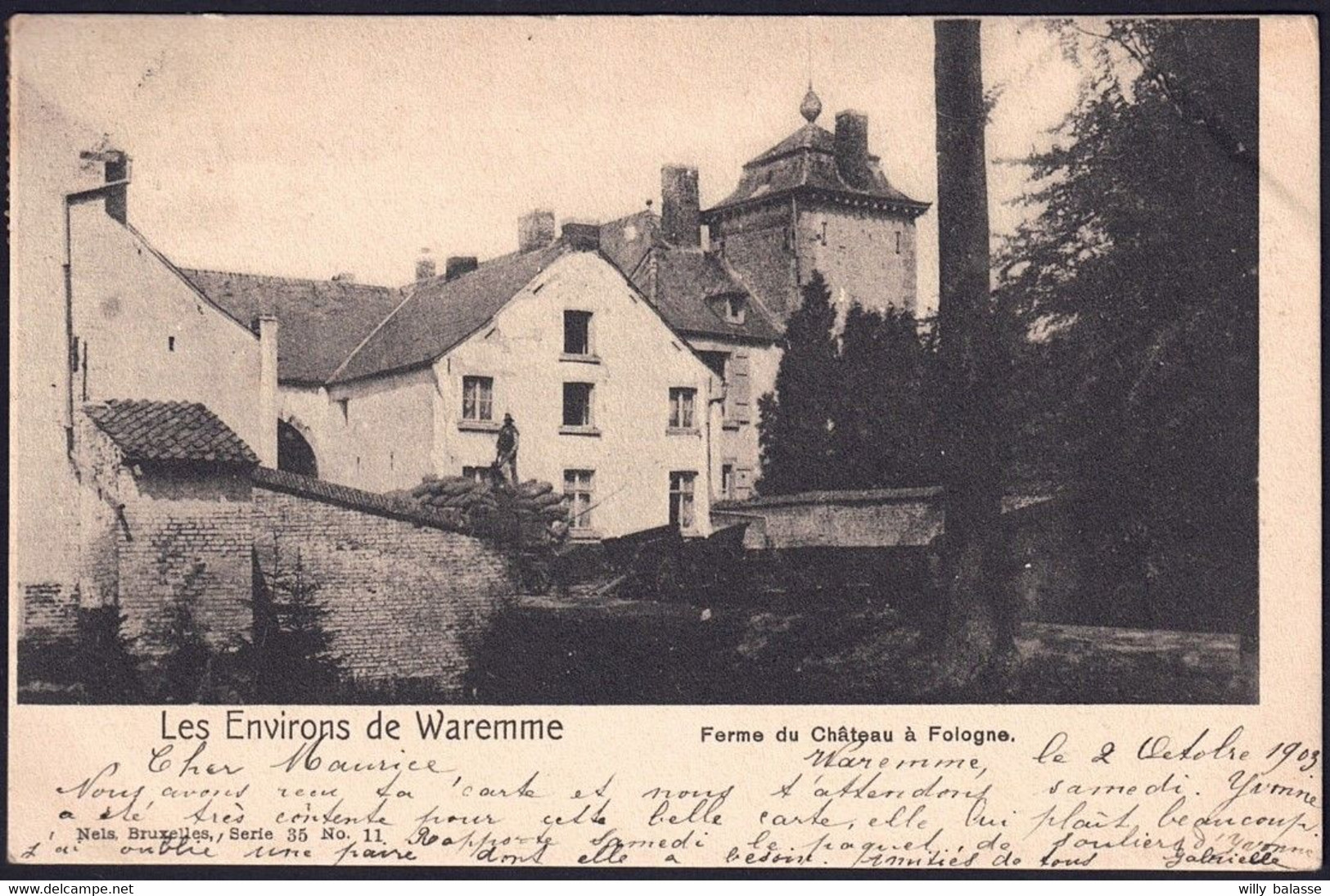 +++ CPA - Ferme Du Château à FOLOGNE - Environs De Waremme - 1903  // - Heers