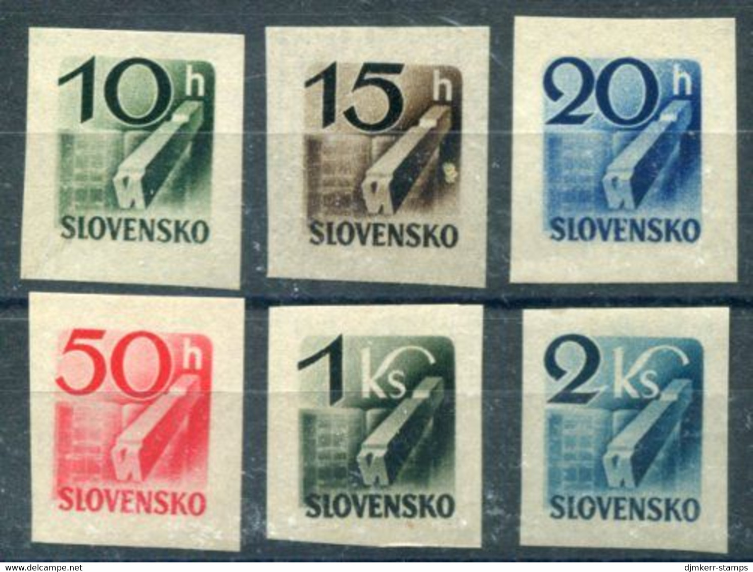 SLOVAKIA 1943 Newspaper Stamps MNH / **.  Michel 115-20 - Nuevos