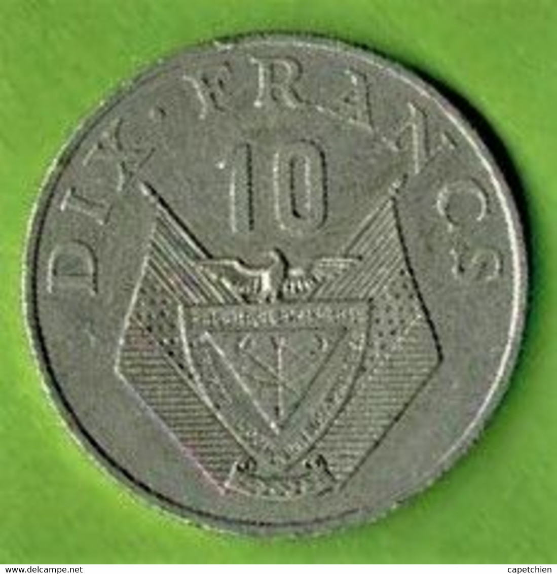 RWANDA / 10 FRANCS / 1985 - Rwanda