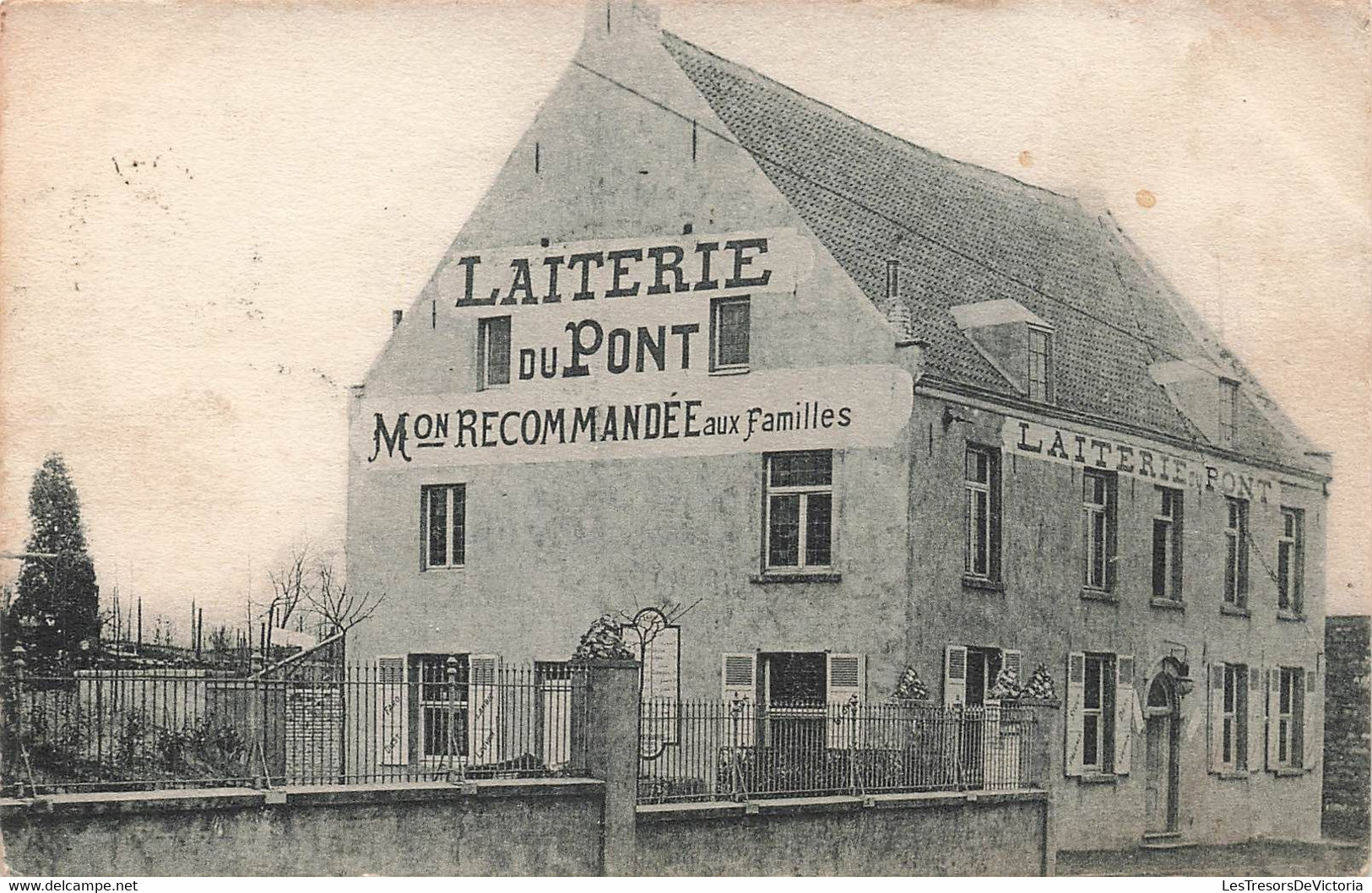 CPA Auderghem Oudergem - Laiterie Du Pont - Maison Recommandée Aux Familles -  Oblitéré A Dinant En 1906 - Oudergem - Auderghem