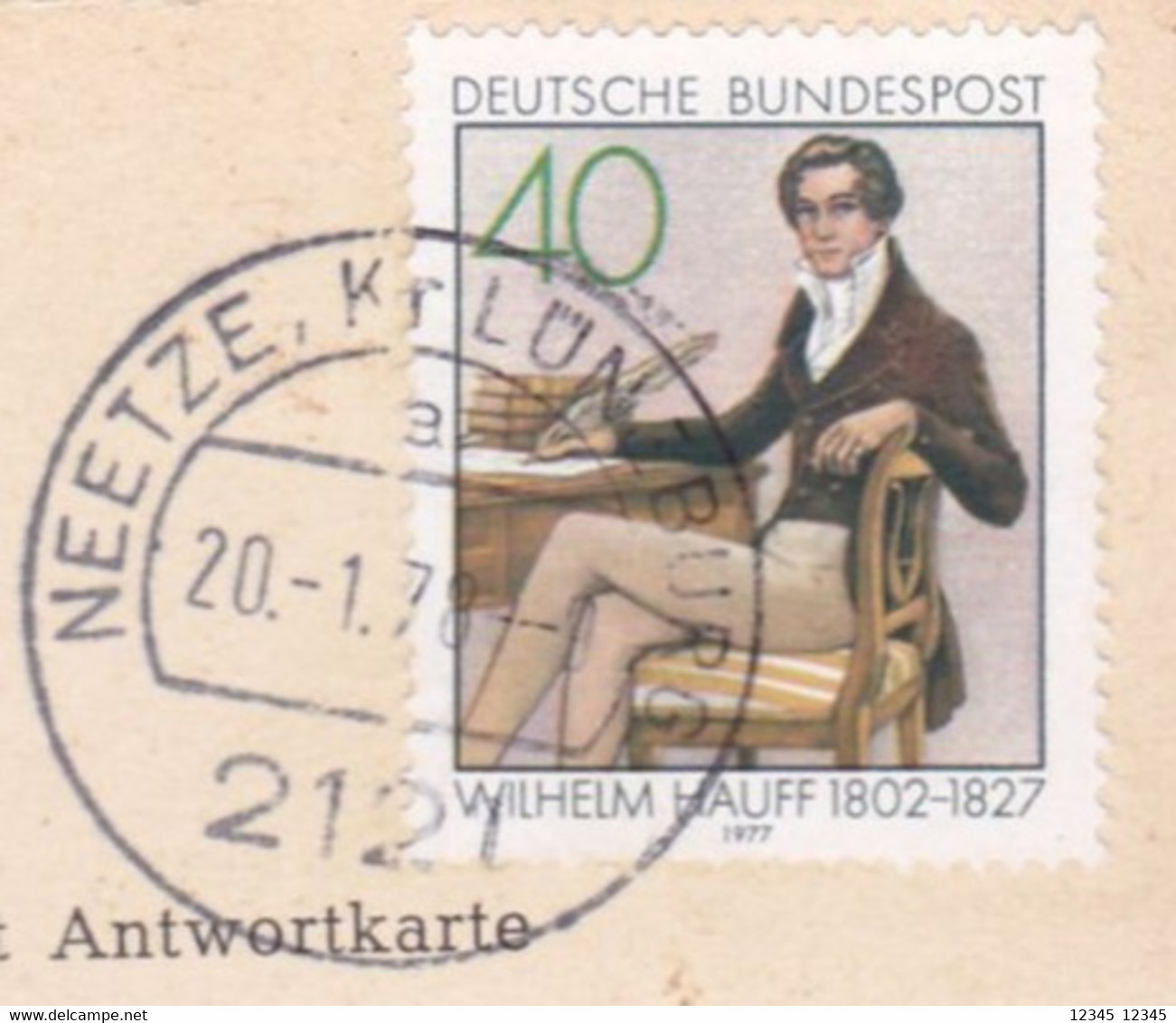 Duitsland 1978, Abstempelung Neetze Kr. Lüneburg - Postkarten - Gebraucht