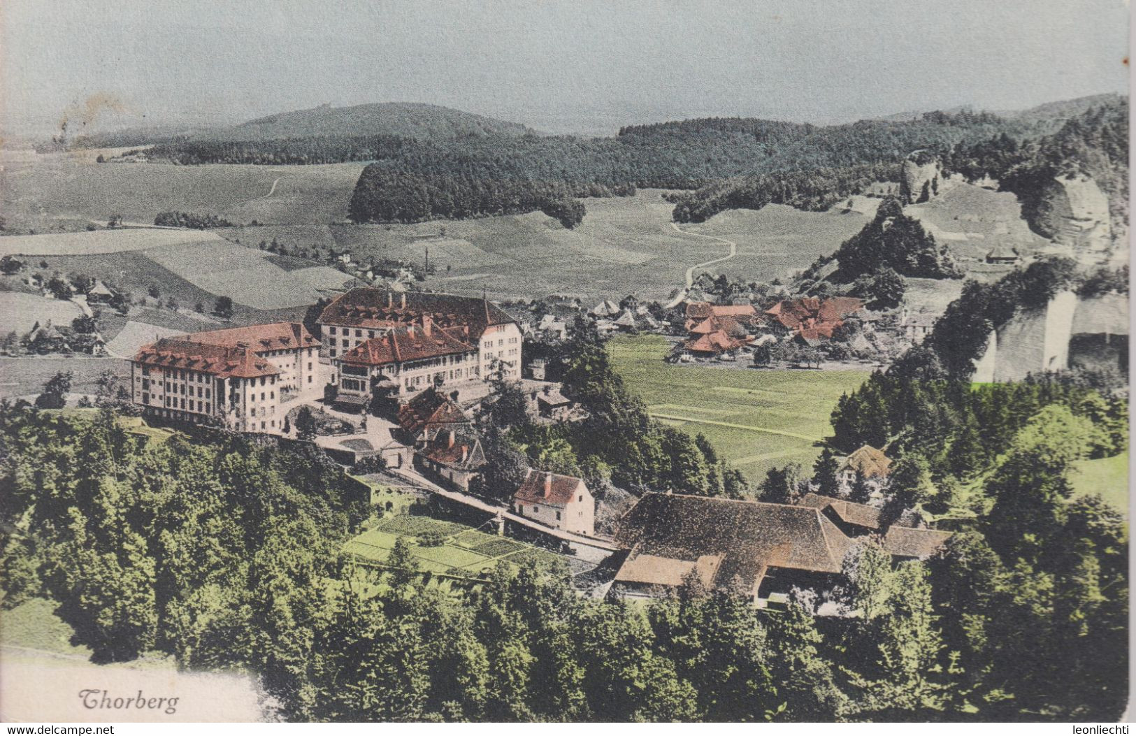 AK, 1917 Thorberg. Gelaufen Von Krauchthal Nach Langnau I.E - Langnau Im Emmental