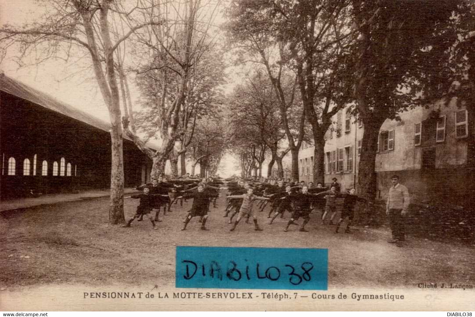 LA MOTTE-SERVOLEX   ( SAVOIE )  PENSIONNAT  . COURS DE GYMNASTIQUE - La Motte Servolex