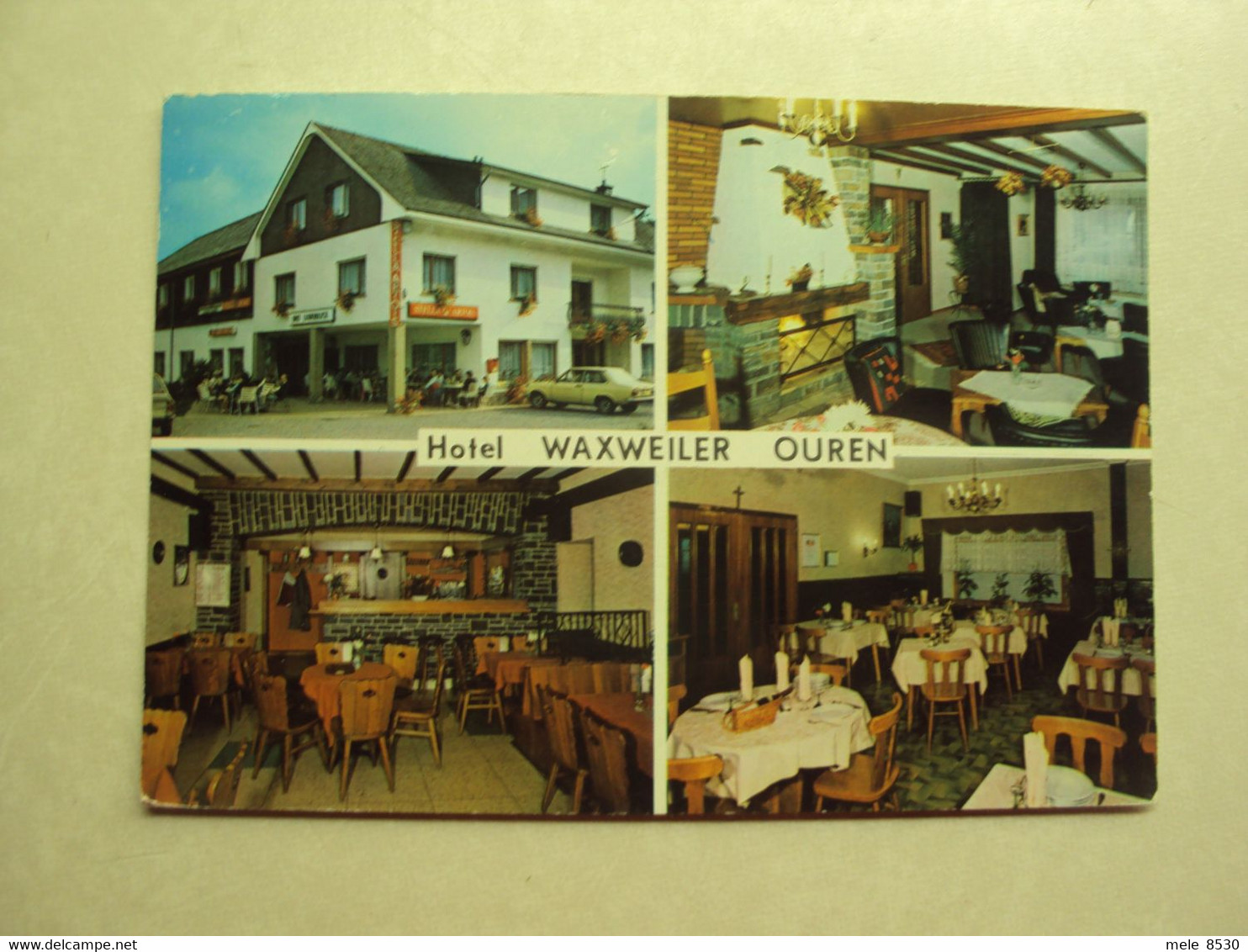 51622 - OUREN - HOTEL WAXWEILER - 4 ZICHTEN - DRIELANDERBLICK - ZIE 2 FOTO'S - Burg-Reuland