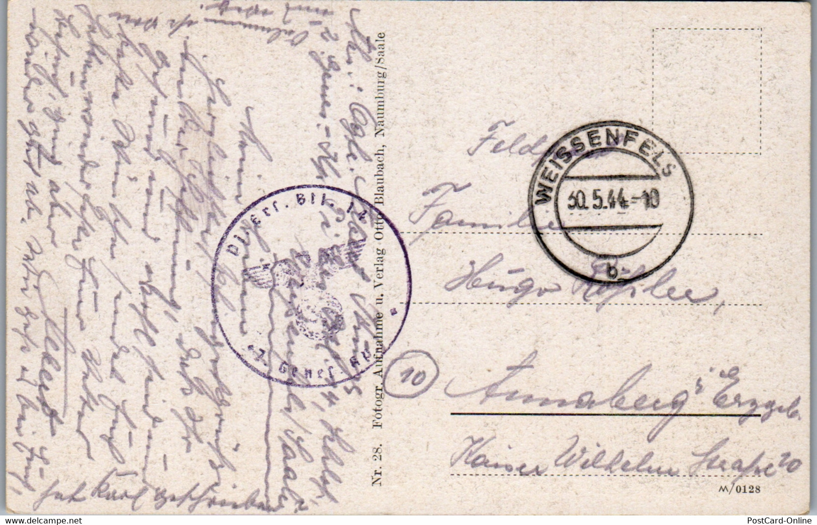 38950 - Deutschland - Weissenfels , Saale , Saalepartie Mit Bergschule - Gelaufen 1944 - Weissenfels