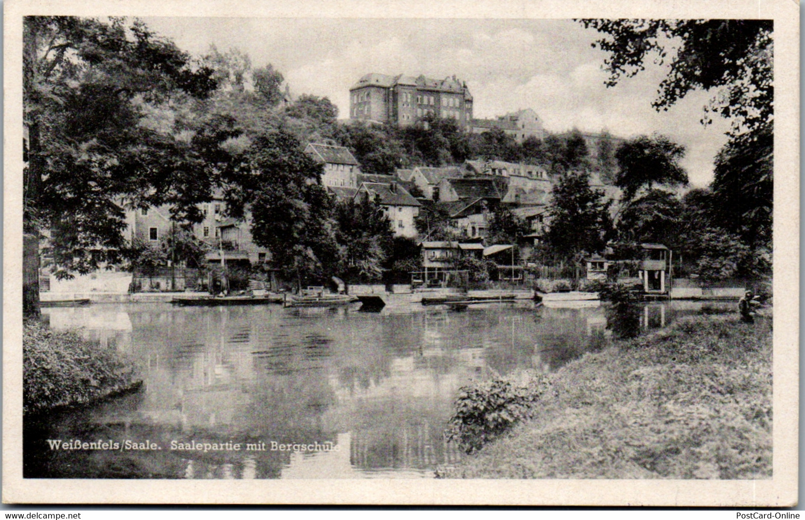 38965 - Deutschland - Weissenfels , Saale , Saalepartie Mit Bergschule - Gelaufen 1944 - Weissenfels