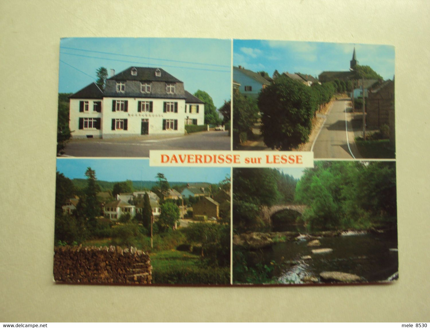 51625 - DAVERDISSE SUR LESSE - LA MAISON BLANCHE - 4 ZICHTEN - ZIE 2 FOTO'S - Daverdisse