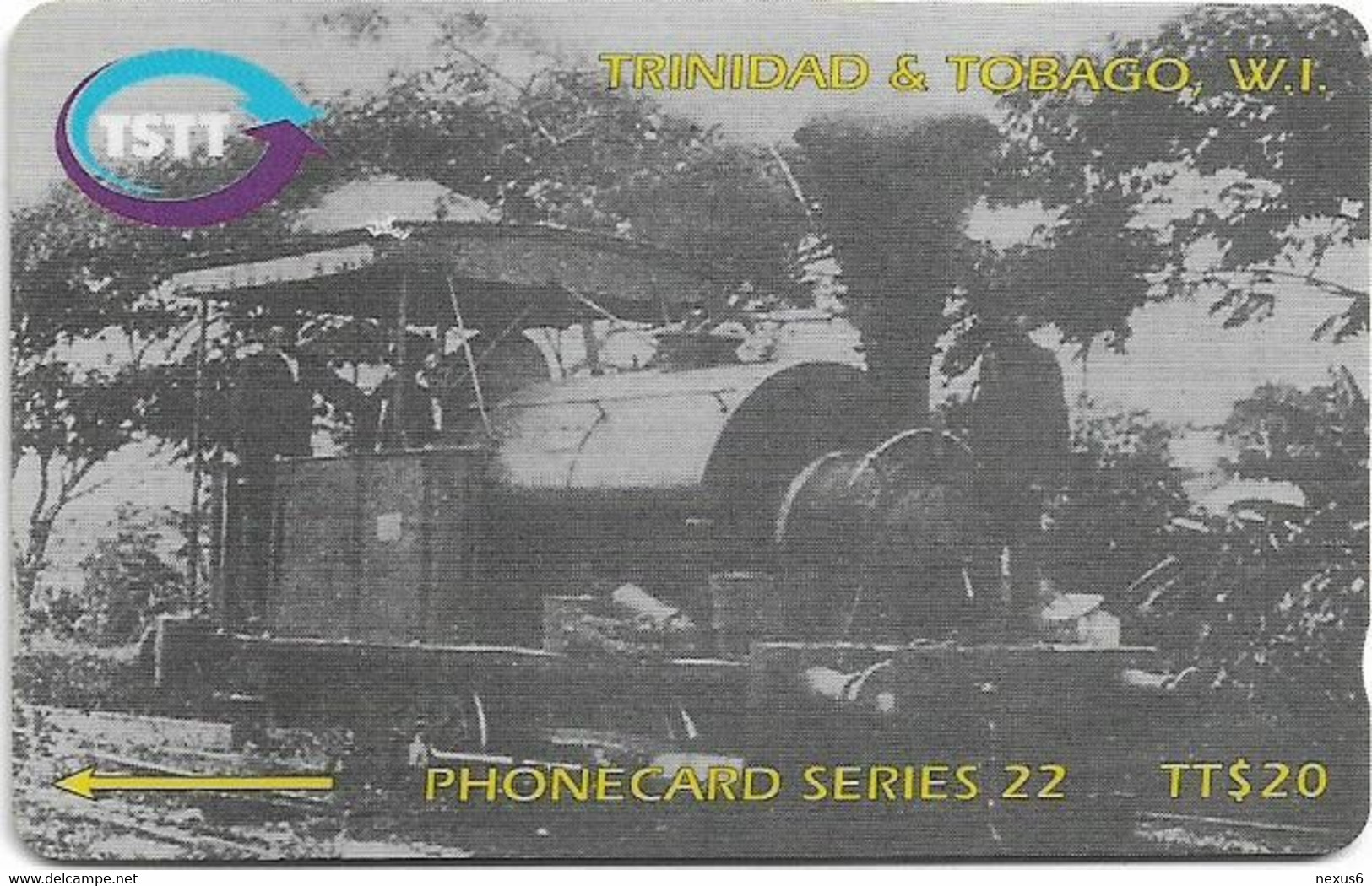 Trinidad & Tobago - TSTT (GPT) - The First Train To San Fernando In 1892 - 205CTTD (Crossed Ø), 1998, 100.000ex, Used - Trinidad & Tobago