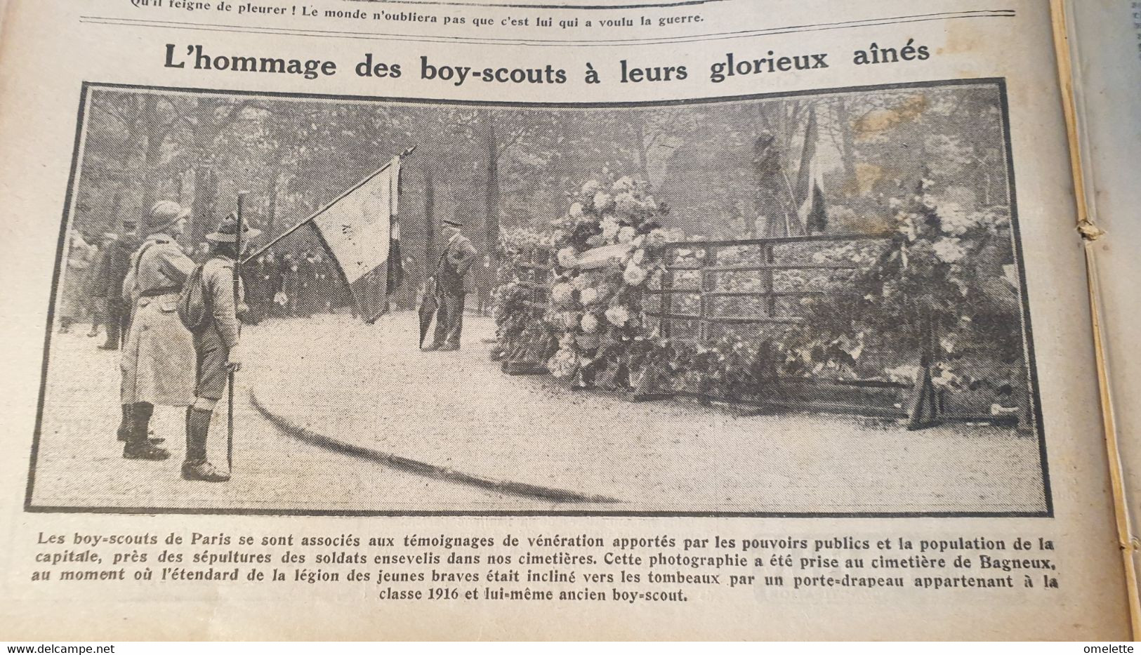 EXCELSIOR 16/BELGIQUE FILLE DU ROI COMMUNION/SALUT DU BLESSE /VASQUEZ DIAZ /HOMMAGE BOY SCOUTS/POINCARE - Informations Générales