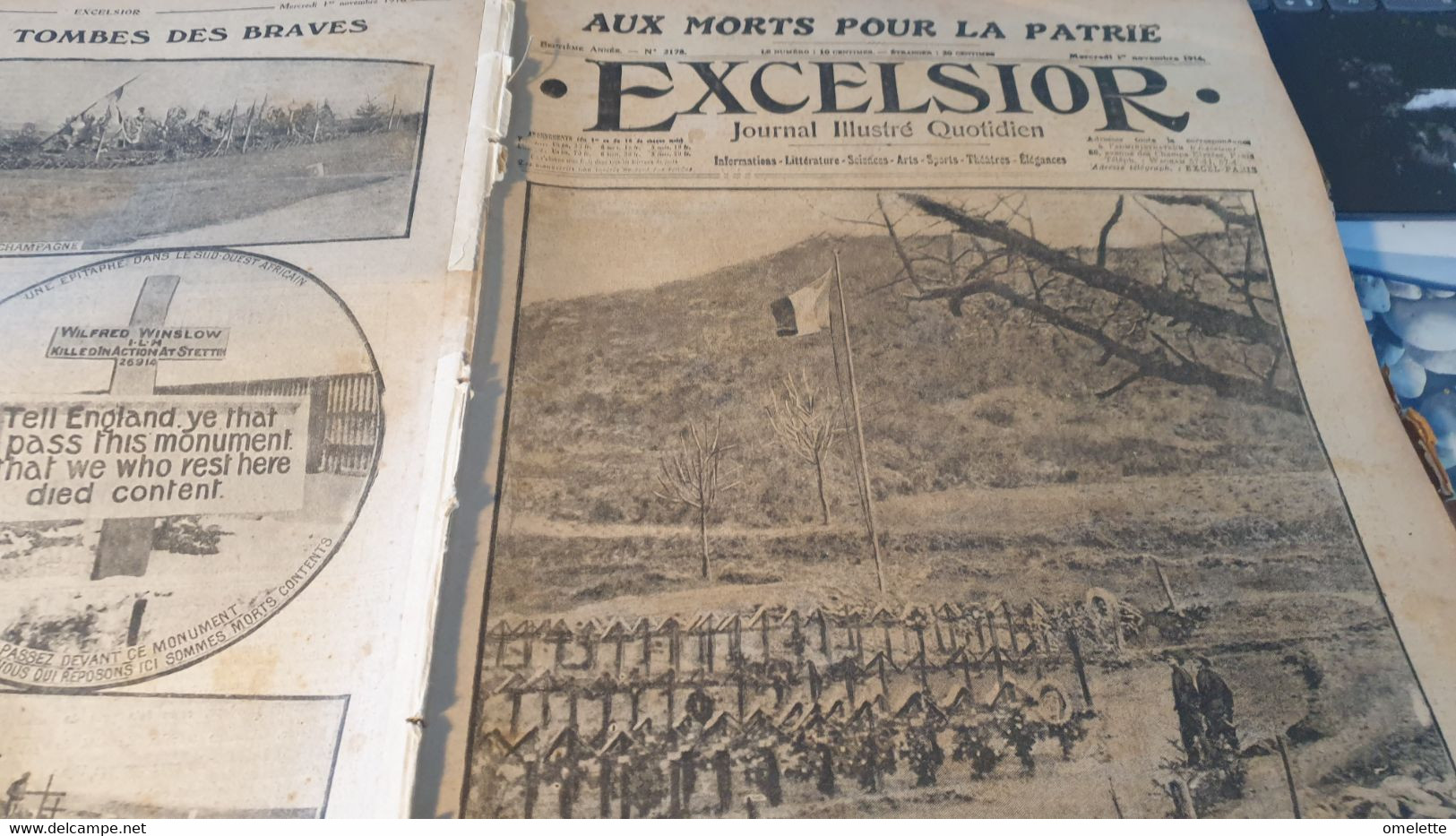 EXCELSIOR 16/MORTS PATRIE /ROUMANIE GENERAL CULGER TRANSYLVANIE /Mmes HUGUES WILSON - General Issues