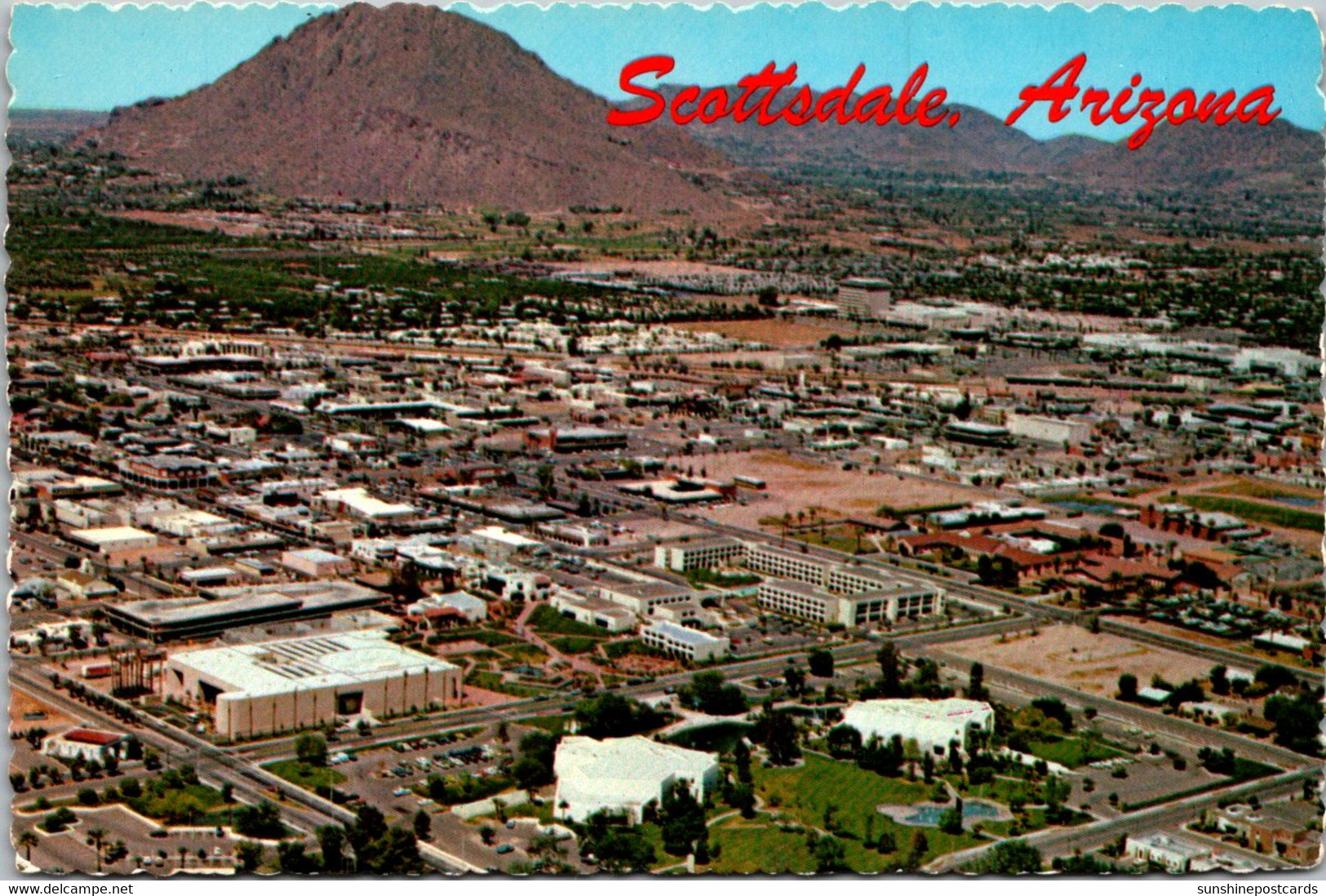 Arizona Scottsdale Aerial View Looking Northwest - Scottsdale