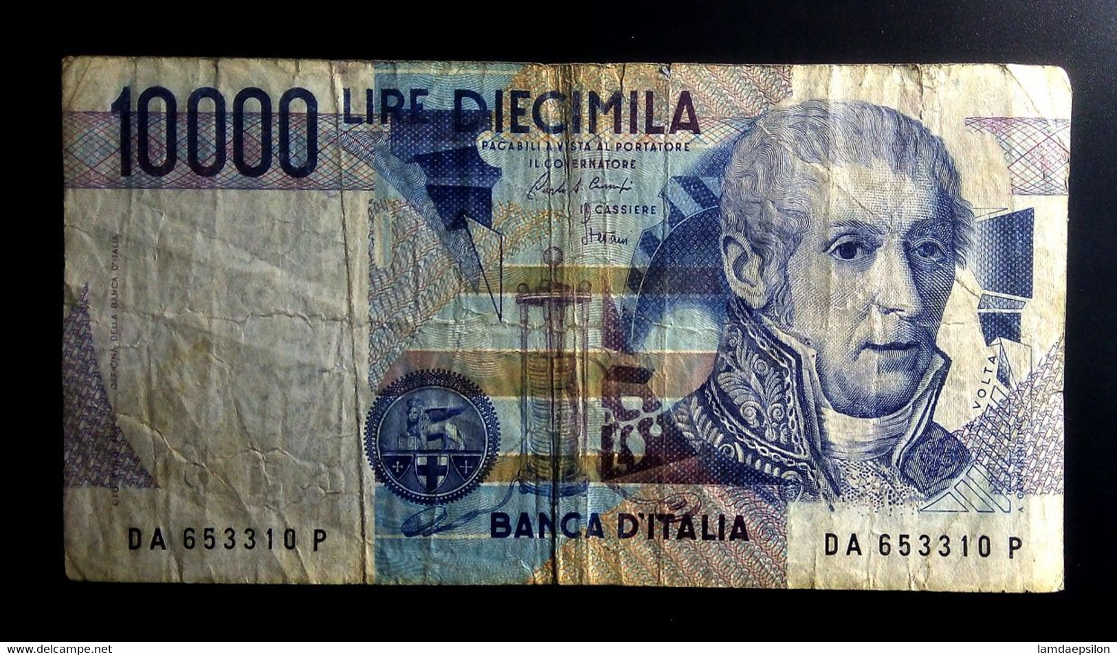 A7   ITALIE   BILLETS DU MONDE     ITALIA   BANKNOTES  10000 LIRE 1984 - [ 9] Verzamelingen