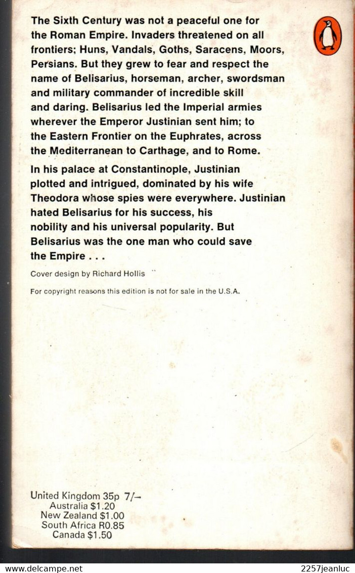Count Belisarius * By Robert Graves  - Penguin Books 1968 - Sonstige & Ohne Zuordnung