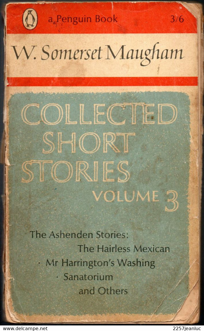 W . Somerset Maugham   *  Collected Short Stories Volumes 3   - Penguin Books 1964 - Sonstige & Ohne Zuordnung