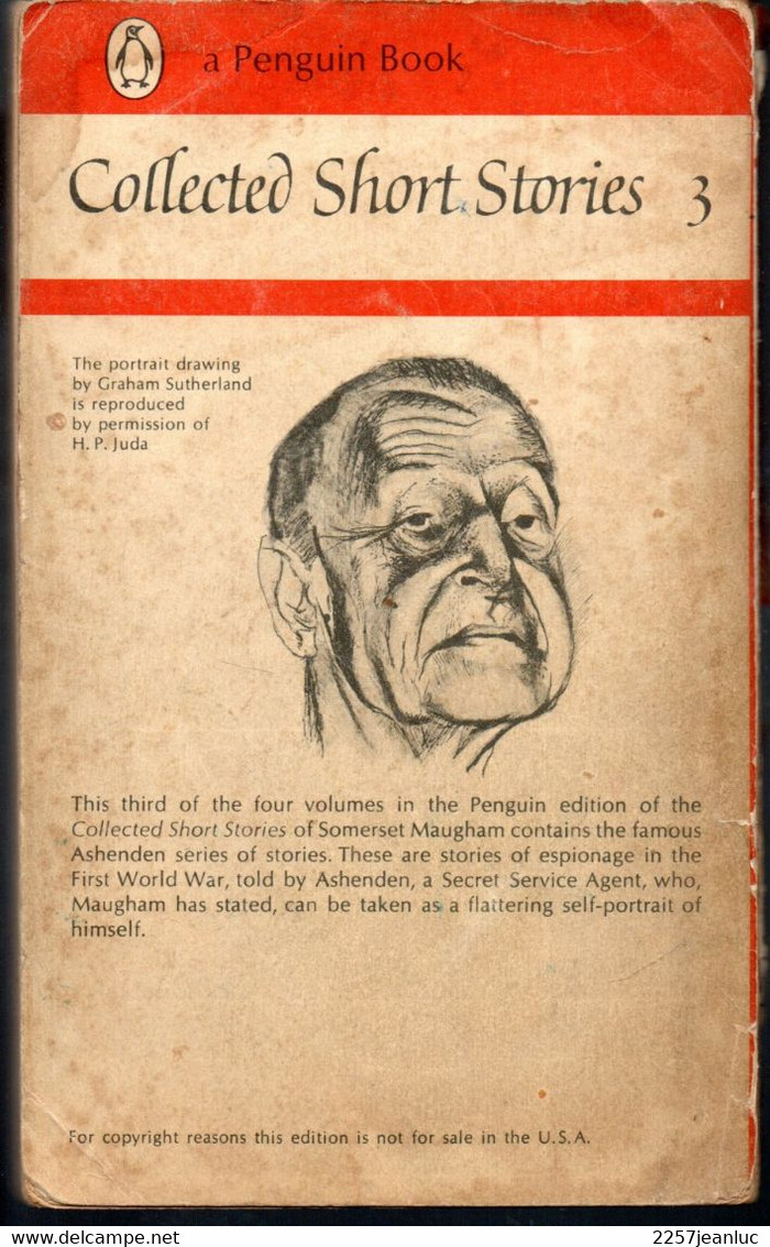 W . Somerset Maugham   *  Collected Short Stories Volumes 3   - Penguin Books 1964 - Otros & Sin Clasificación