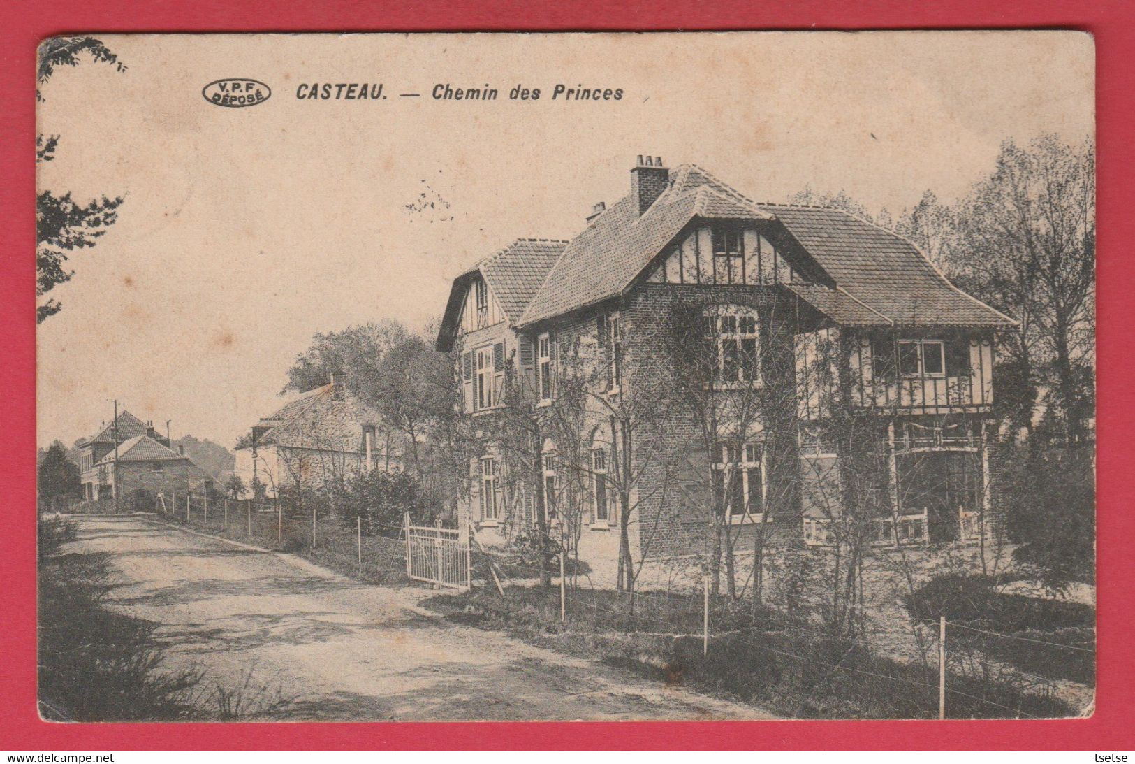 Casteau - Chemin Des Princes ... Villas - 1912 ( Voir Verso ) - Soignies