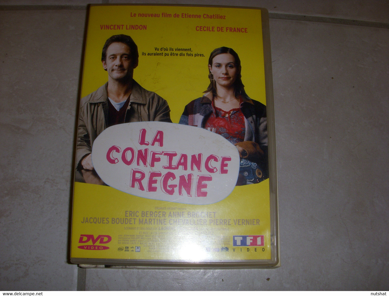 DVD CINEMA La CONFIANCE REGNE Vincent LINDON Cécile De FRANCE 2004 99mn + Bonus - Komedie