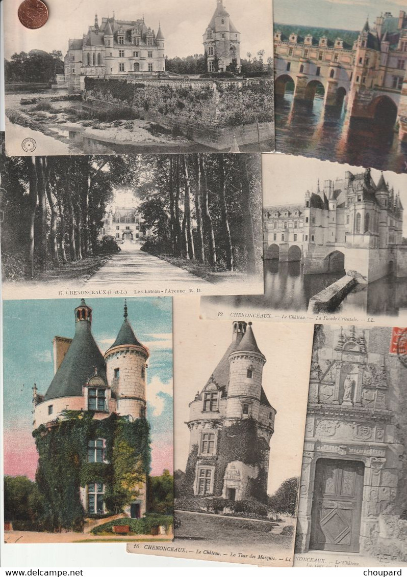 37 - Lot De 13 Cartes Postales Anciennes De  CHENONCEAUX - Chenonceaux