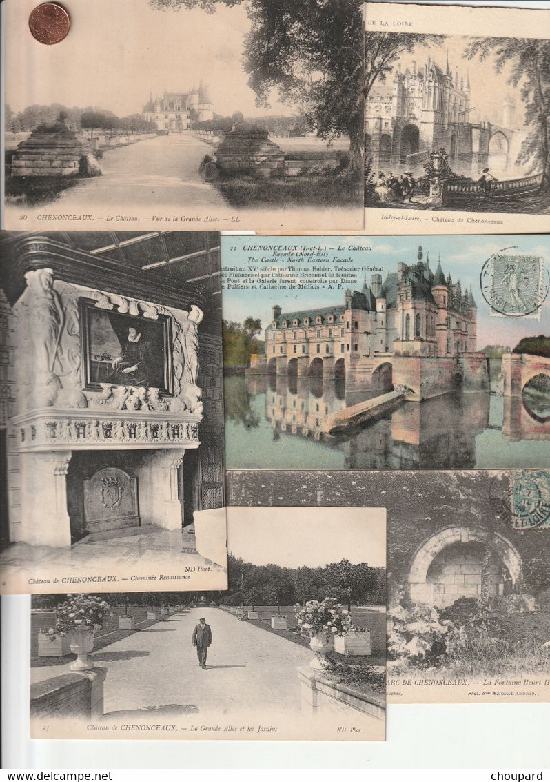 37 - Lot De 13 Cartes Postales Anciennes De  CHENONCEAUX - Chenonceaux