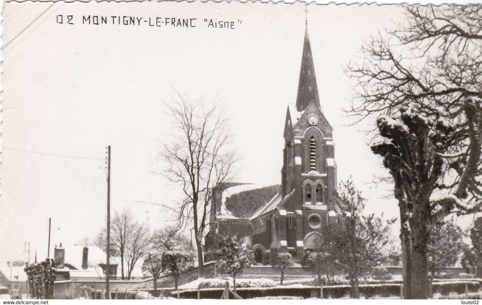 9 CPSM  PHOTO  DE MONTIGNY LE FRANC AISNE  149 HABITANTS  PRES DE MONCORNET  CANTON DE MARLE - 5 - 99 Postcards