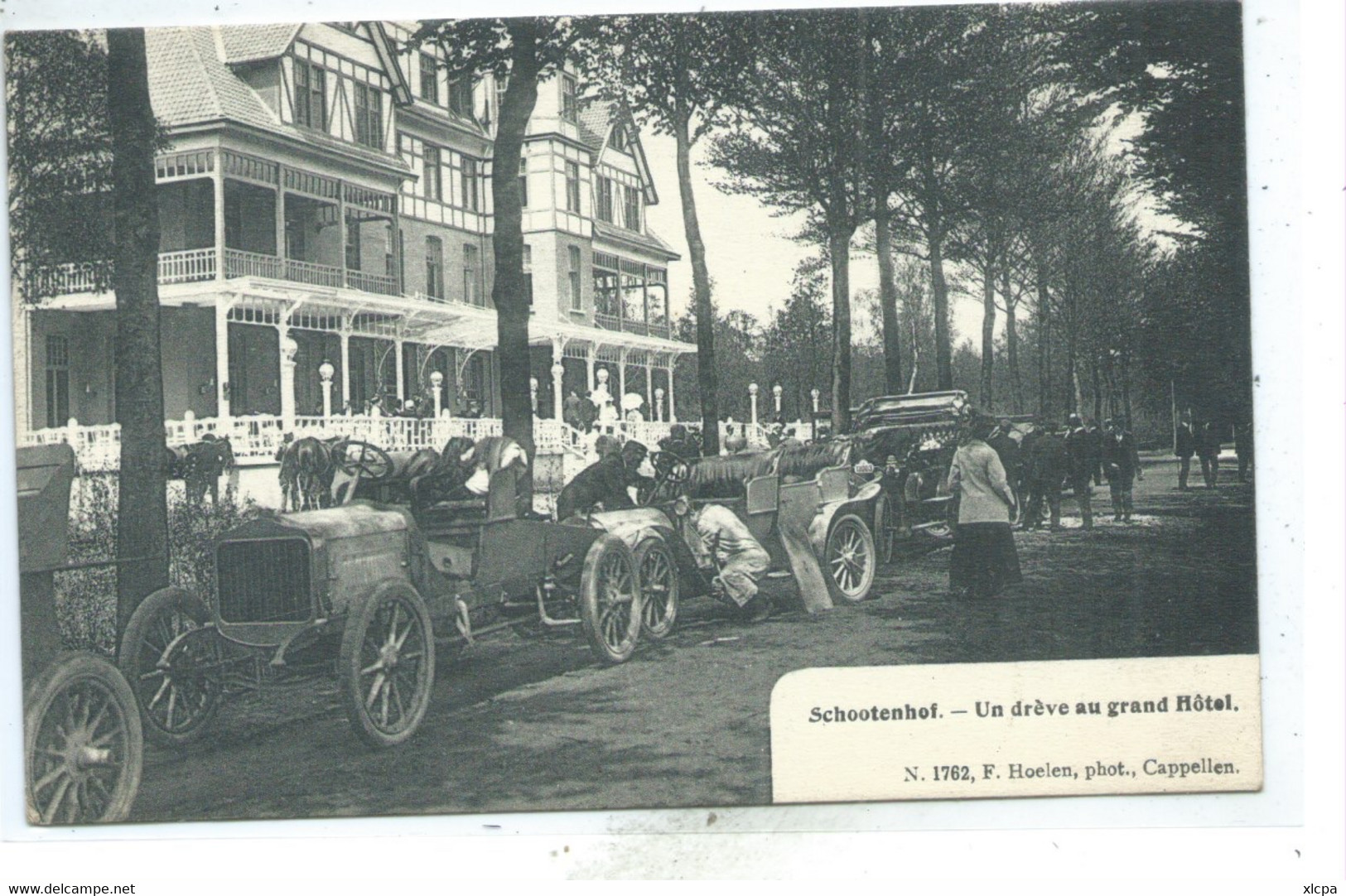 Schoten Schootenhof Un Drève Au Grand Hôtel Hoelen Nr 1762 - Schoten