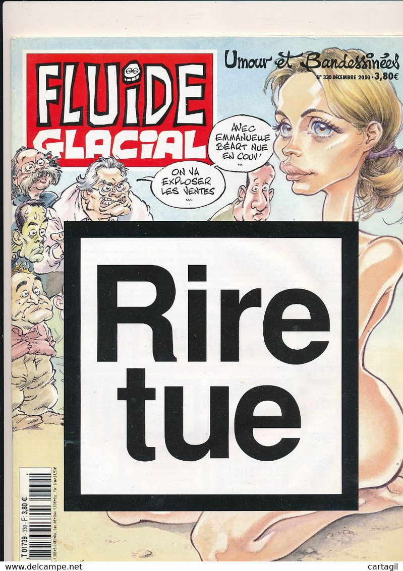 Livres, BD,  Revues -Revue"FLUIDE GLACIAL" N°330-Décembre 2003-Umour Et Bandessinées (détails Description Et Scan) - Fluide Glacial