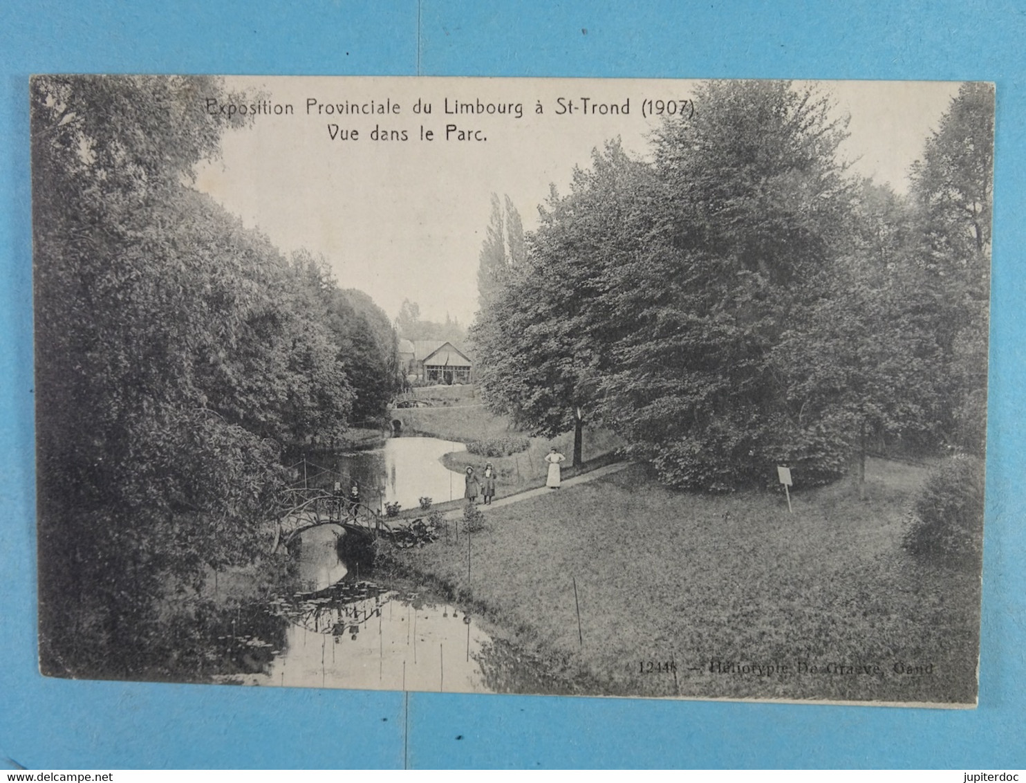 Exposition Provinciale Du Limbourg à Saint-Trond (1907) Vue Dans Le Parc - Sint-Truiden