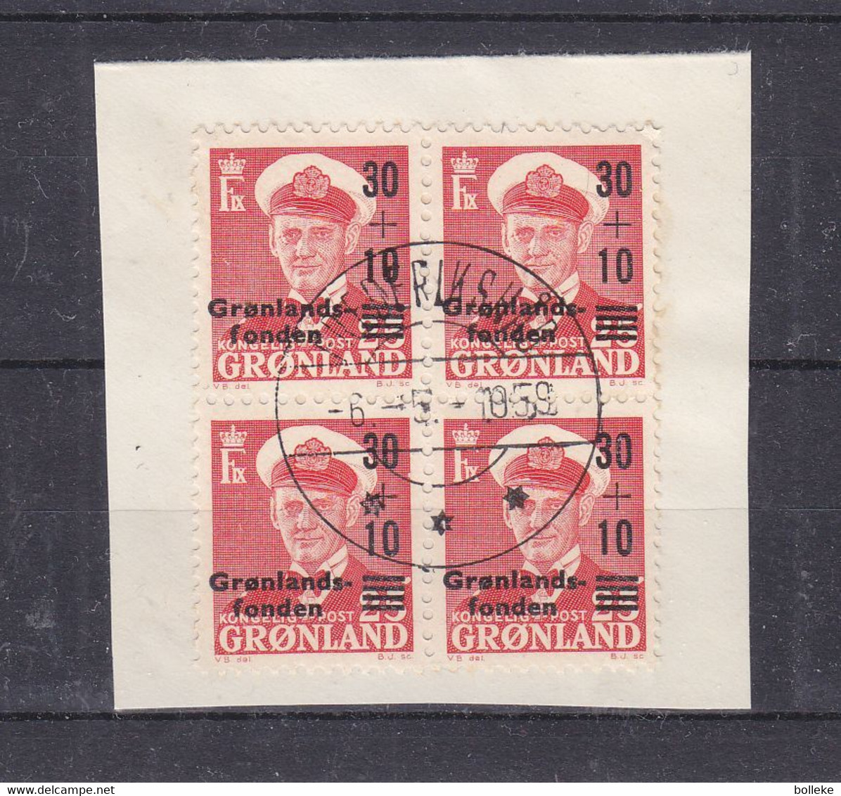 Groenland - Yvert 33 Oblitéré - Bloc De 4 - Valeur 28 € ++ - Used Stamps