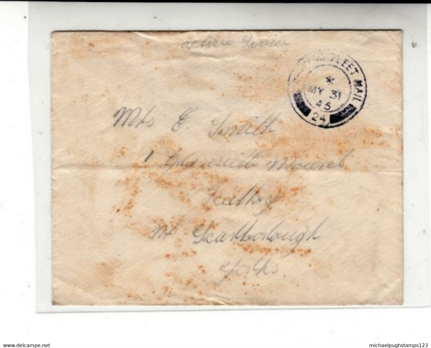 G.B. / British Fleet Mail / Belgium - Ohne Zuordnung