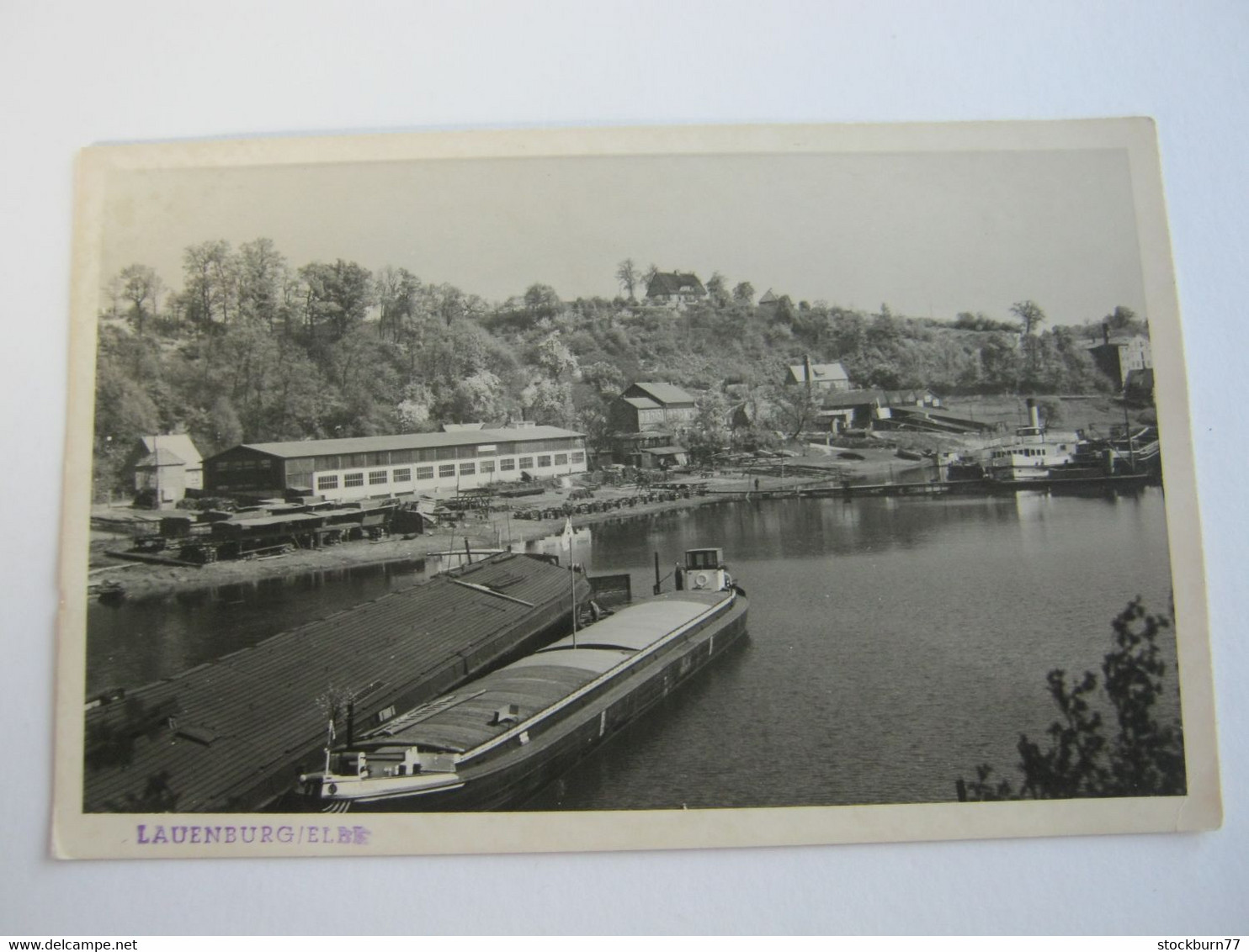LAUENBURG , Hafen, Schöne Karte  Um 1956 - Lauenburg
