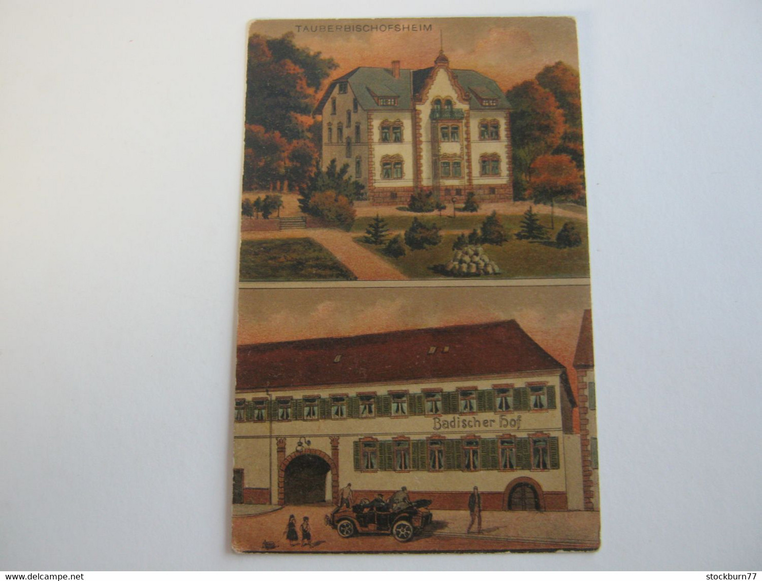 Tauberbischofsheim , Hotel   , Schöne Karte  Um 1915 - Tauberbischofsheim