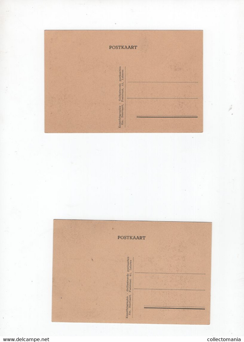 3 Oude Postkaarten  RUMPST Rumst De Molenstraat  De Veerstraat  Grote Markt - Rumst