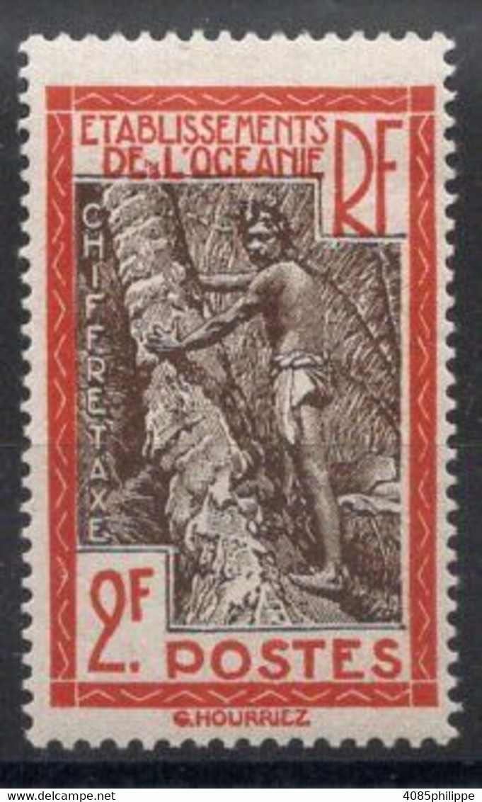 Océanie Timbre-Taxe N°16* Neuf Charnière TB Cote 2€50 - Timbres-taxe