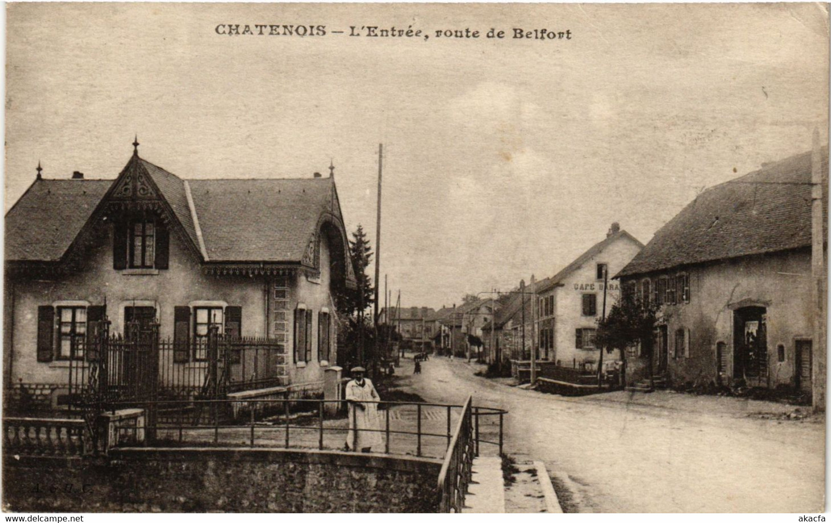 CPA CHATENOIS - L'Entrée Route De BELFORT (293401) - Châtenois-les-Forges