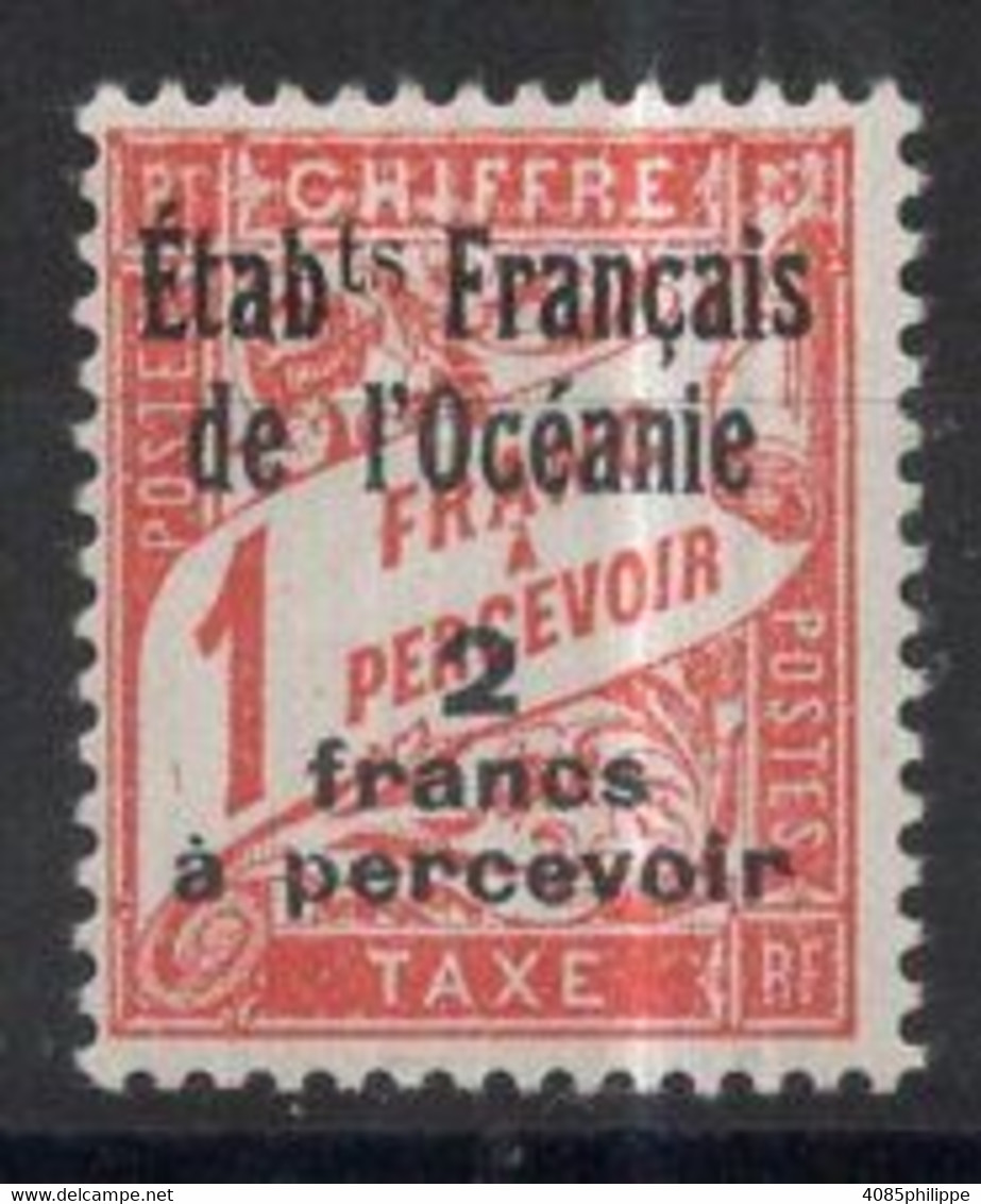 Océanie Timbre-Taxe N°8* Neuf Charnière TB Cote 4€75 - Postage Due