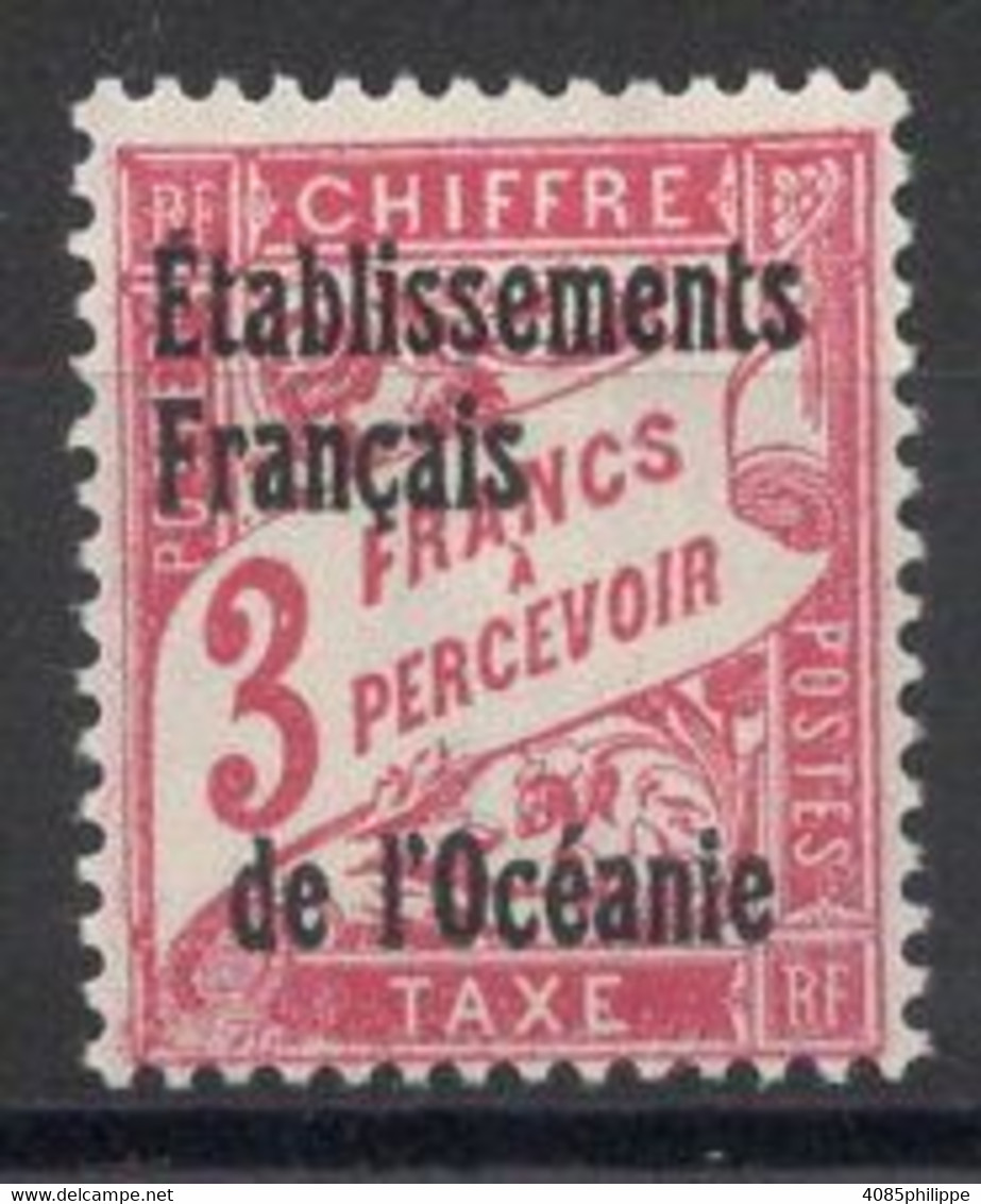 Océanie Timbre-Taxe N°9* Neuf Charnière TB Cote 18€00 - Strafport