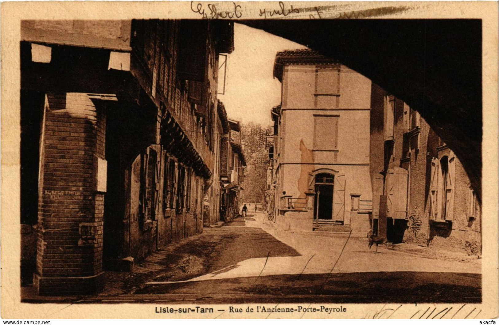 CPA LISLE-sur-Tarn - Rue De L'Ancienne-Porte-Peyrole (255368) - Lisle Sur Tarn