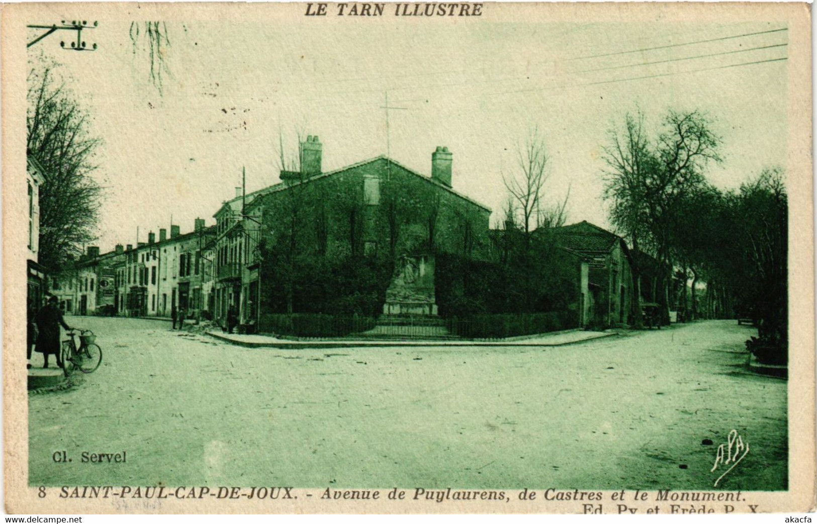 CPA St-PAUL-Cap-De-Joux - Avenue De Puylaurens De CASTRES Et Le Mon (255350) - Saint Paul Cap De Joux