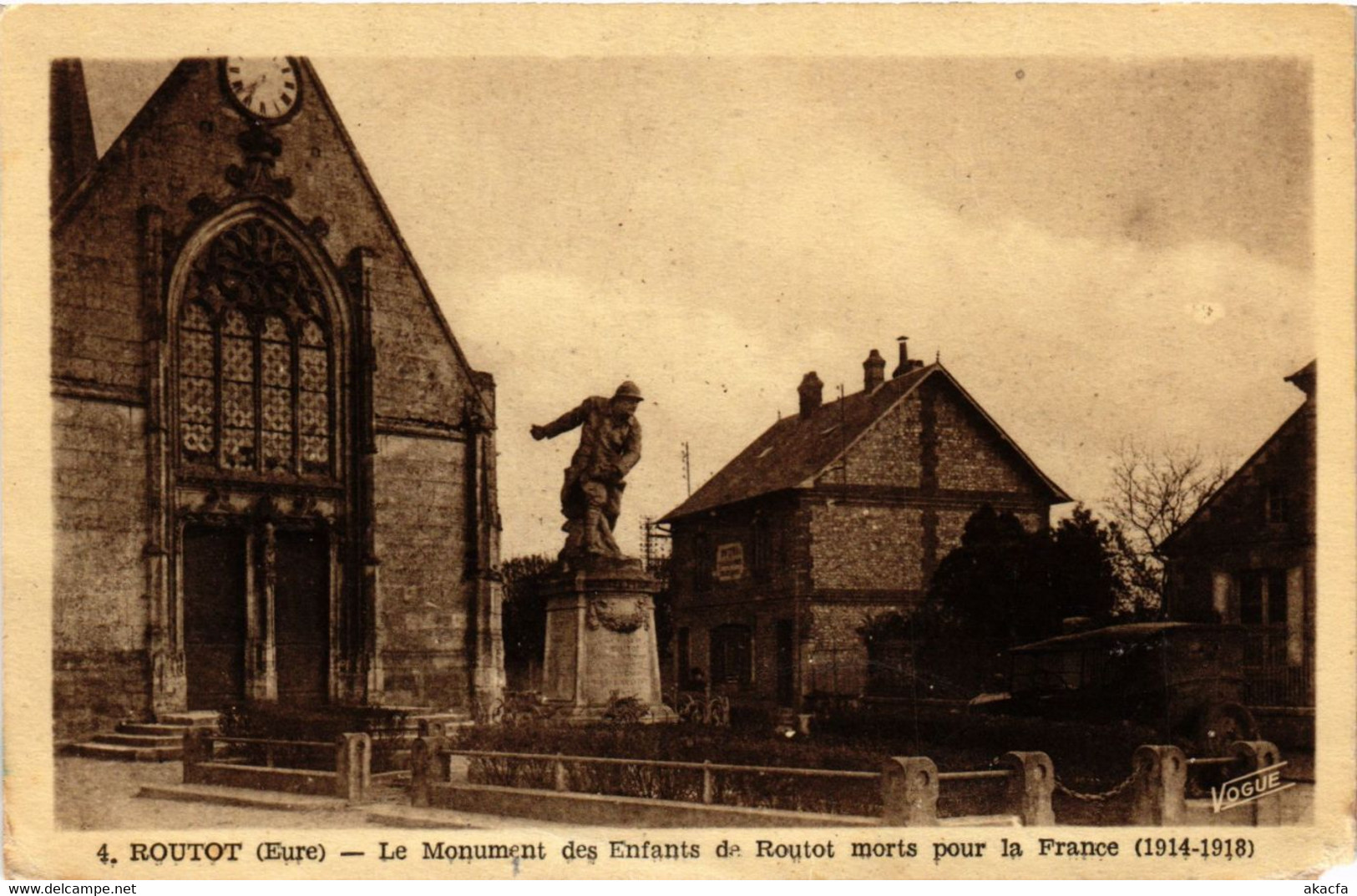 CPA ROUTOT - Le Monument Des Enfants De ROUTOT Morts Pour La ..(297141) - Routot