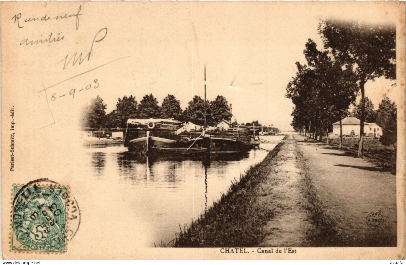 CPA CHATEL - Canal De L'Est (279142) - Chatel Sur Moselle