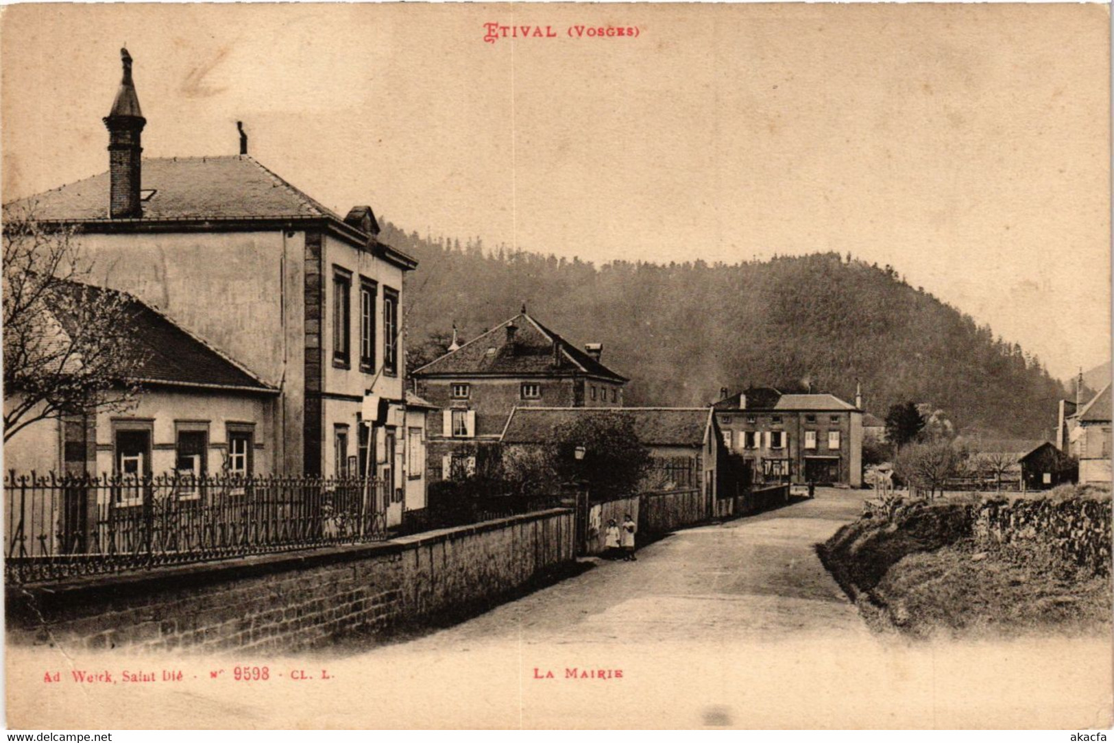 CPA ÉTIVAL - La Mairie (279183) - Etival Clairefontaine