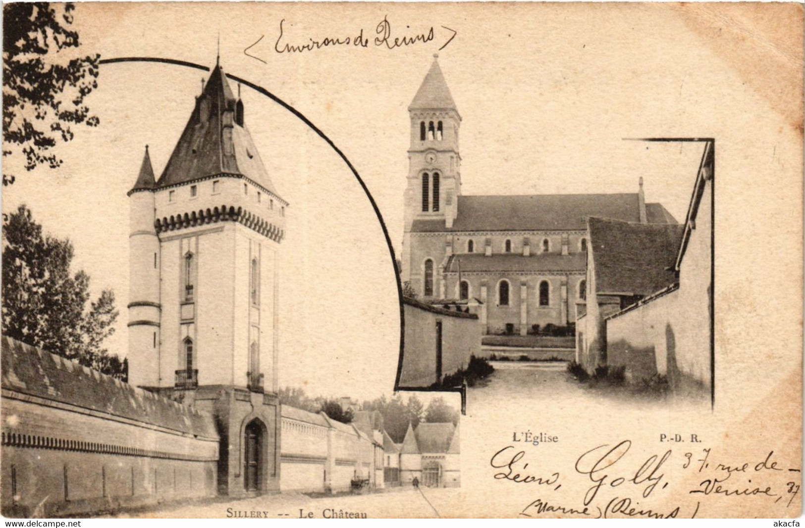 CPA SILLERY-Le Chateau L'Église (346536) - Sillery