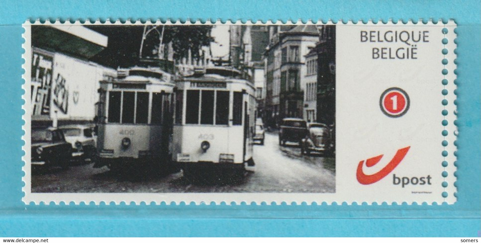 MYSTAMP BELGIUM MYSTAMP // T22 Bpost Waarde (1) ** MNH  GENT TRAM 1 +VW KEVER - Altri & Non Classificati